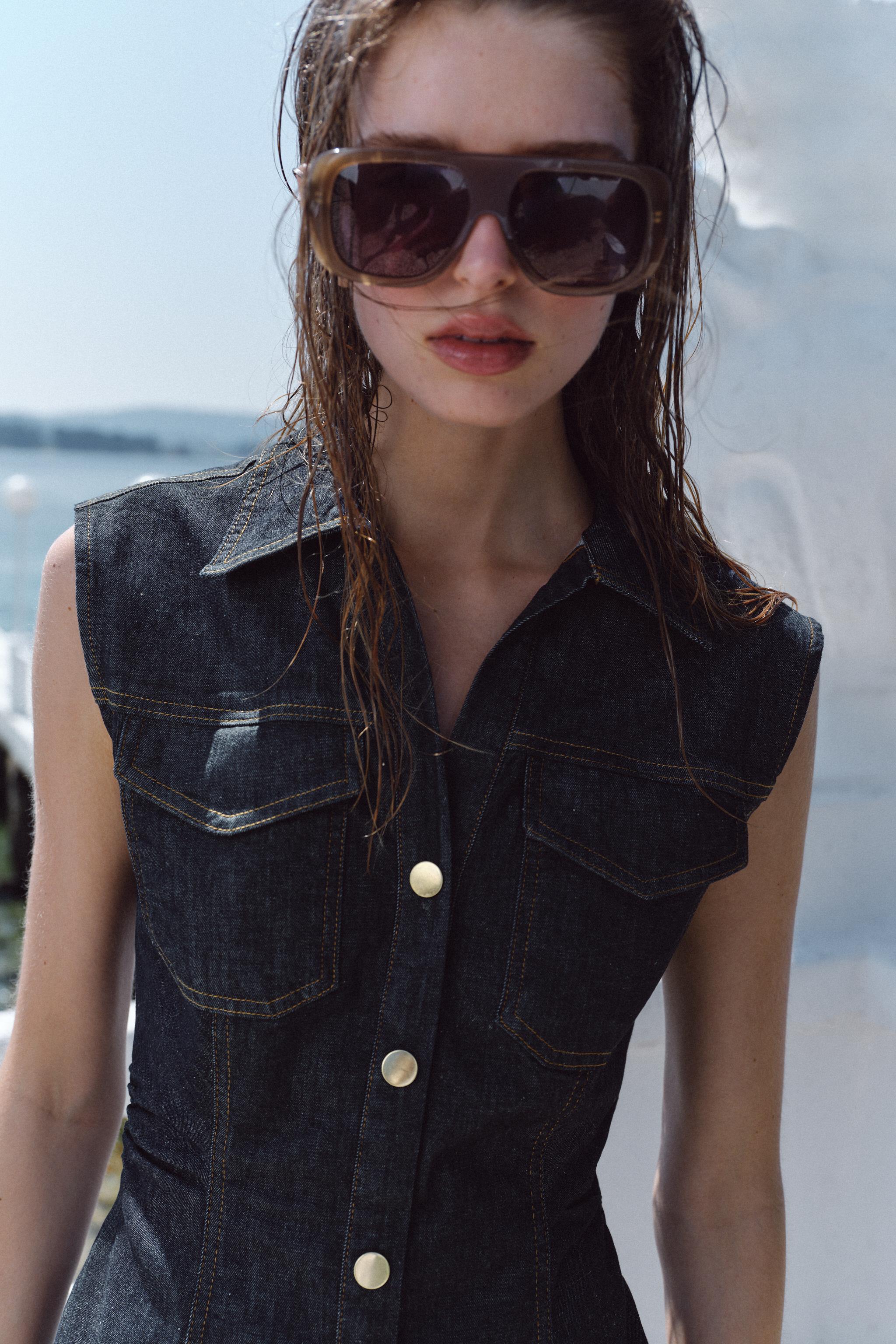 Z1975 DENIM MINI DRESS